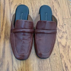Leather loafers